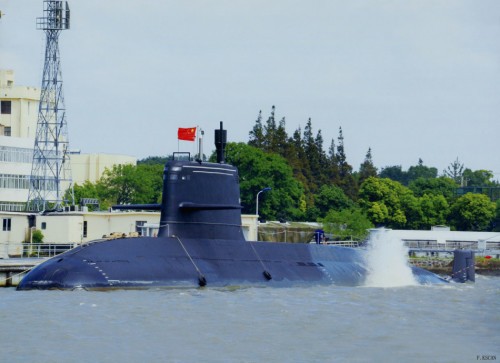 Tàu ngầm thông thường Type 039B lớp Nguyên Hải quân Trung Quốc. Ảnh: Sina