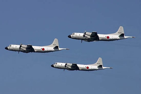 Máy bay tuần tra săn ngầm P-3C Nhật Bản, do Mỹ chế tạo (ảnh tư liệu)
