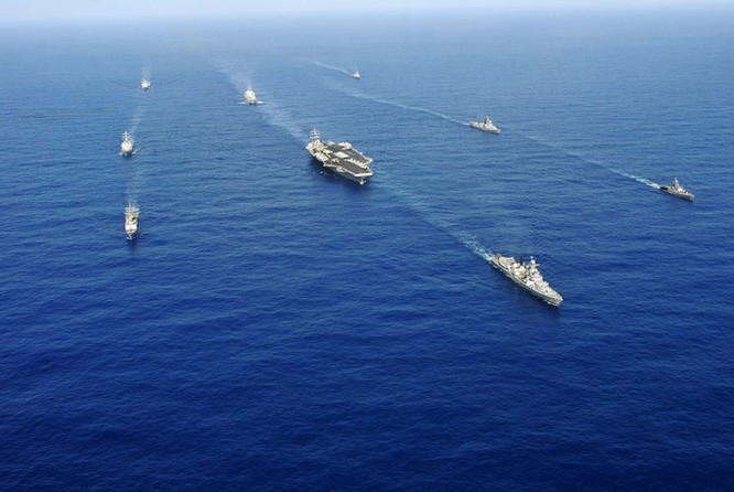 Mỹ và Ấn Độ tiến hành tập trận chung ở Tây Thái Bình Dương (ảnh tư liệu)