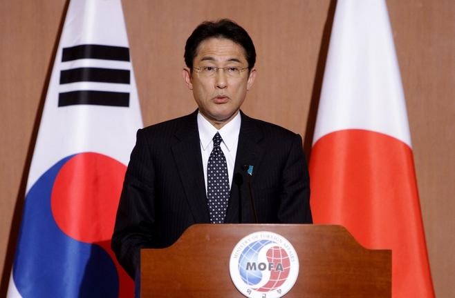 Ngoại trưởng Nhật Bản Fumio Kishida (ảnh tư liệu)