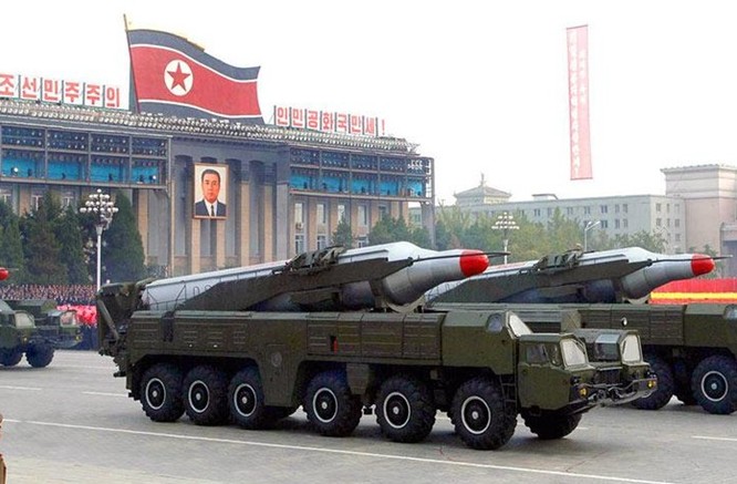 Tene lửa Nodong-2 Triều Tiên (ảnh tư liệu)