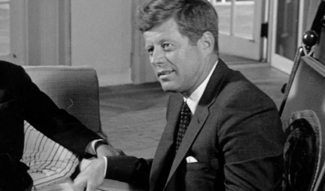 John F. Kennedy, Tổng thống Mỹ thứ 35. Ảnh: CNN