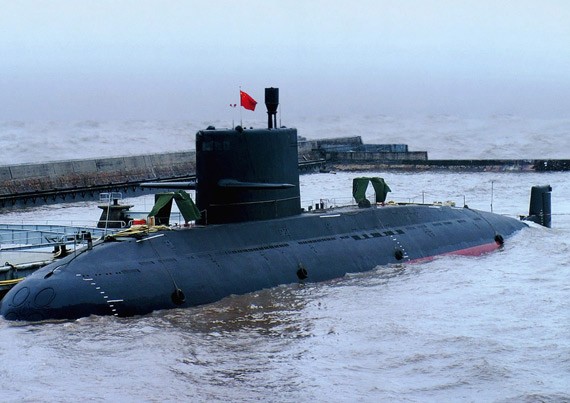 Tàu ngầm thông thường lớp Nguyên Trung Quốc (ảnh tư liệu)