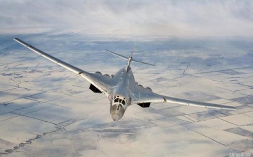 Máy bay ném bom chiến lược Tu-160 Nga (ảnh tư liệu)