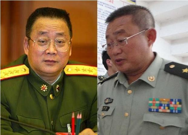 Thượng tướng Liêu Tích Long và em trai - Thiếu tướng Liêu Tích Tuấn. Ảnh: Đa Chiều