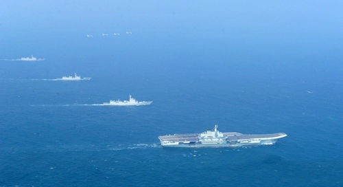 Biên đội tàu sân bay Liêu Ninh, Hải quân Trung Quốc (ảnh tư liệu)