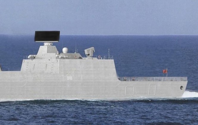 Tàu khu trục Type 055 tương lai của Trung Quốc. Ảnh: Sina