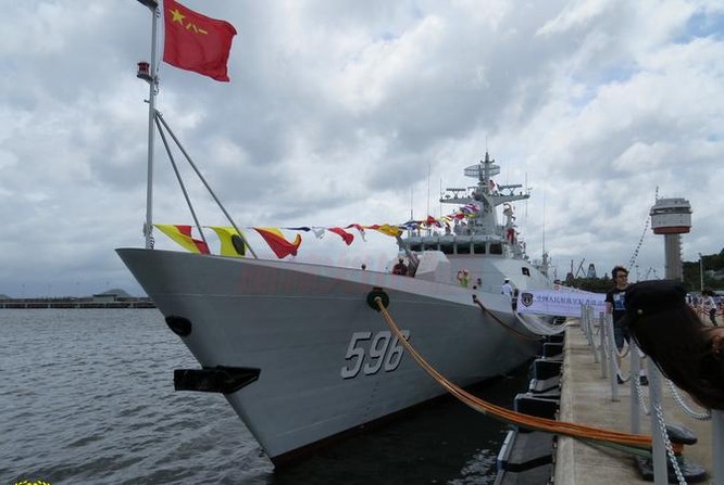 Tàu hộ vệ hạng nhẹ Type 056 Hải quân Trung Quốc (ảnh tư liệu)