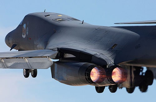 Máy bay ném bom chiến lược B-1B hiện có của Không quân Mỹ (ảnh tư liệu)