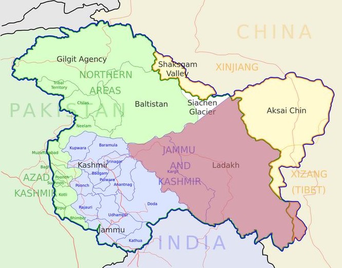 Khu vực Ladakh của Ấn Độ. Ảnh: Wikipedia