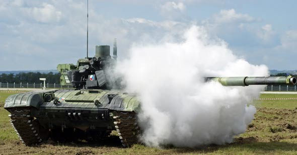 Xe tăng chiến đấu T-72 Nga (ảnh tư liệu)