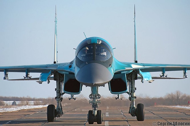 Máy bay chiến đấu ném bom Su-34 Nga (ảnh tư liệu)
