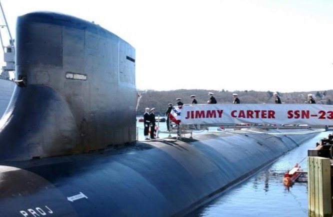 Tàu ngầm hạt nhân tấn công USS Jimmy Carter. Ảnh: The Week