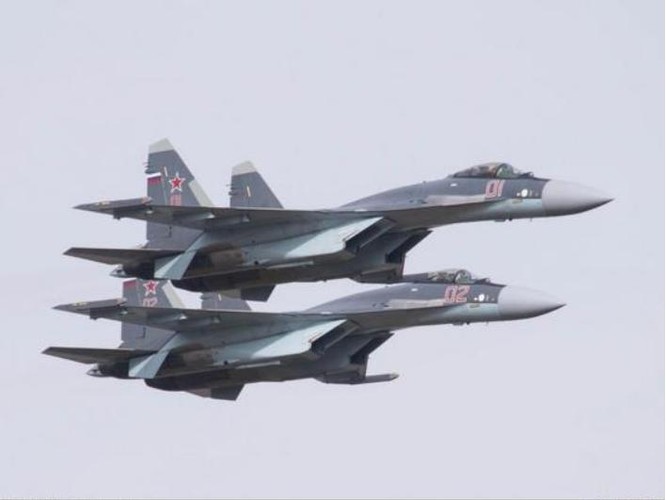 Máy bay chiến đấu Su-35S Nga. Ảnh: Sina