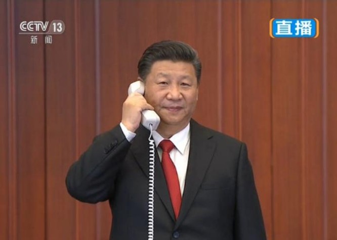 Chủ tịch Trung Quốc, Tập Cận Bình. Ảnh: CCTV