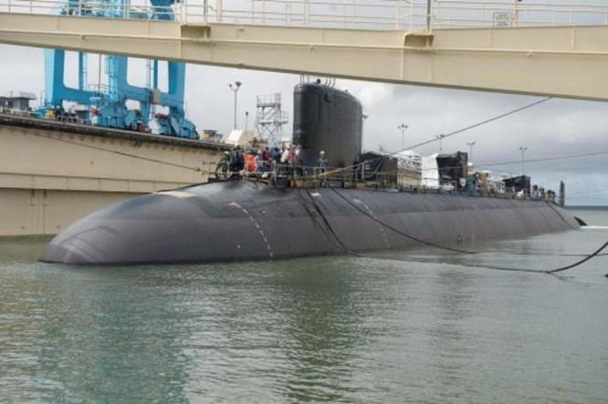 Tàu ngầm hạt nhân tấn công lớp Virginia Hải quân Mỹ (ảnh tư liệu)