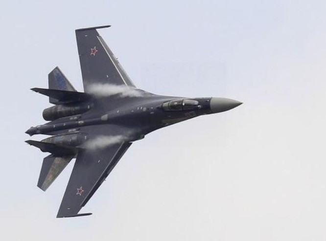 Máy bay chiến đấu Su-35 Nga. Ảnh: Cankao