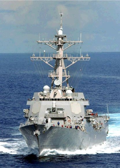 Tàu khu trục tên lửa USS Lassen DDG-82 Hải quân Mỹ từng tiến hành tuần tra trên Biển Đông (ảnh tư liệu)