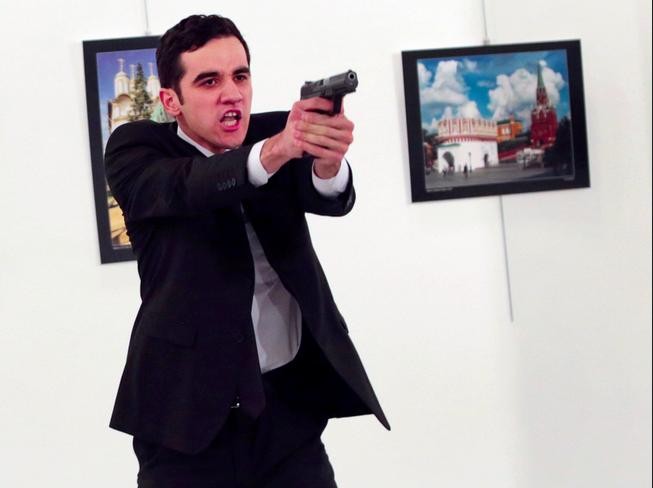 Kẻ ám sát Đại sứ Nga. Ảnh: Business Insider