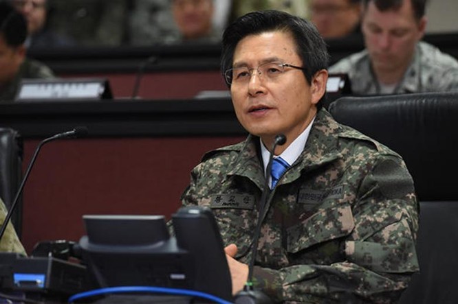 Quyền Tổng thống Hàn Quốc Hwang Kyo-ahn. Ảnh: Bành Bái