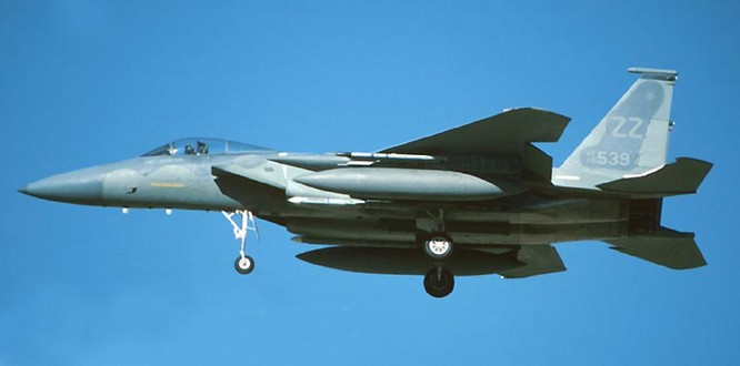 Máy bay chiến đấu F-15C Mỹ (ảnh tư liệu)