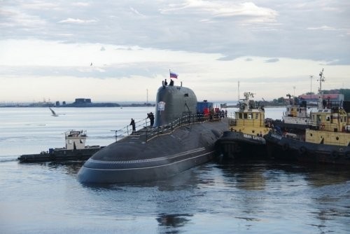 Tàu ngầm hạt nhân tấn công Severodvinsk lớp Yasen Type 855 Hải quân Nga (ảnh tư liệu)