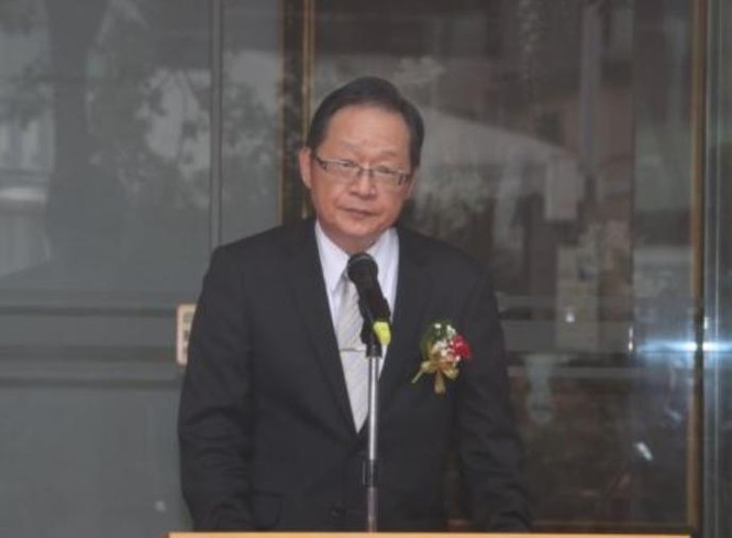 Thứ trưởng Ngoại giao Đài Loan Lý Trừng Nhiên tại buổi lễ. Ảnh: VOA