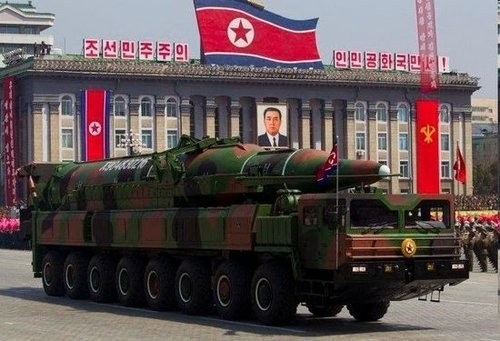 Tên lửa đạn đạo tầm xa của Triều Tiên (ảnh tư liệu)
