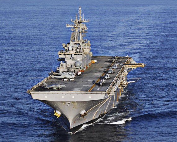 Tàu tấn công đổ bộ USS Essex, Hải quân Mỹ (ảnh tư liệu)
