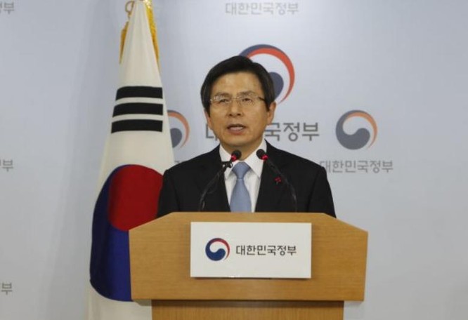 Quyền Tổng thống Hàn Quốc Hwang Kyo-ahn. Ảnh: Cankao