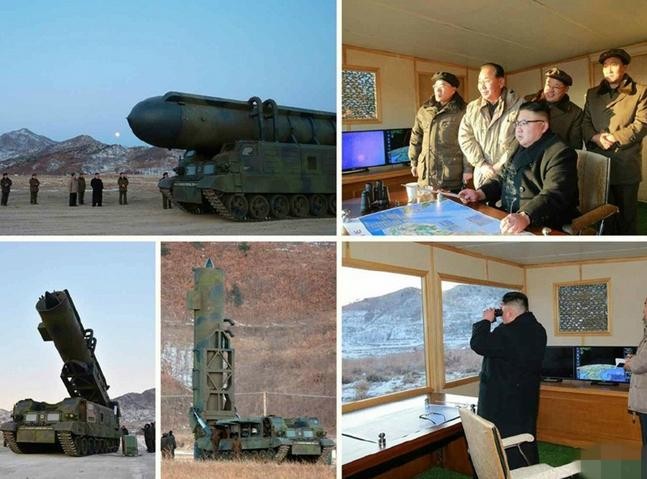 Ngày 12 tháng 2 năm 2017, Triều Tiên phóng tên lửa đạn đạo tầm trung. Ảnh: DW News