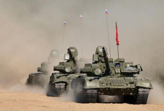 Lực lượng xe tăng Nga. Ảnh: guancha