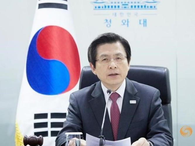 Quyền Tổng thống Hàn Quốc Hwang Kyo-ahn. Ảnh: Reuters