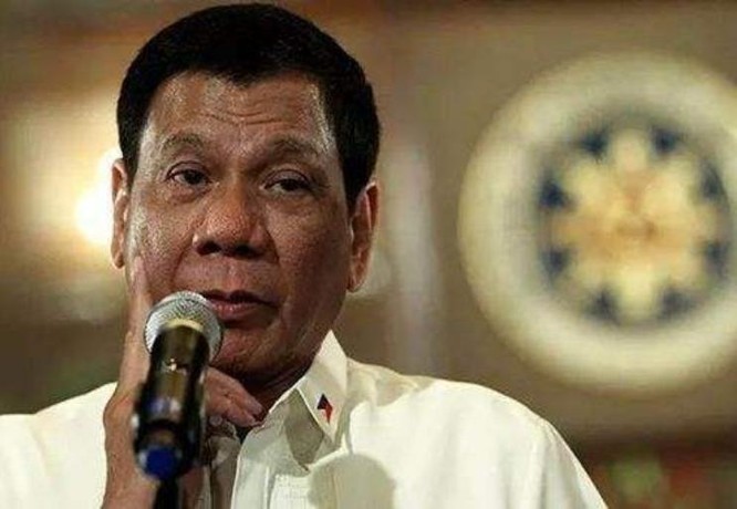 Tổng thống Philippines Rodrigo Duterte. Ảnh: Sina