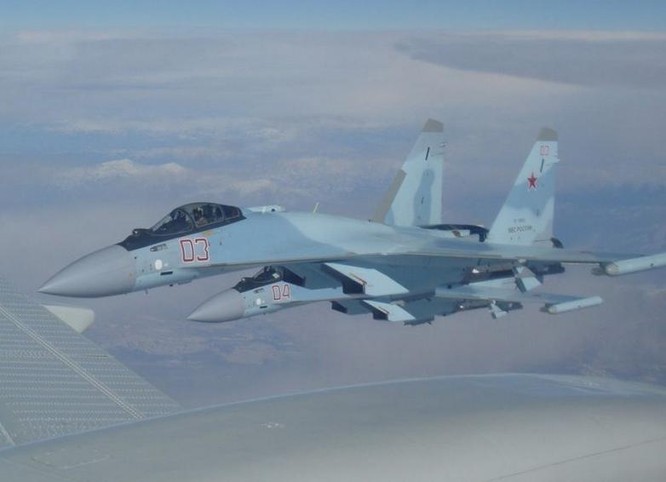 Máy bay chiến đấu Su-35 do Nga chế tạo. Ảnh: Cankao