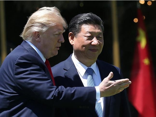 Tổng thống Mỹ Donald Trump và Chủ tịch Trung Quốc Tập Cận Bình. Ảnh: Reuters