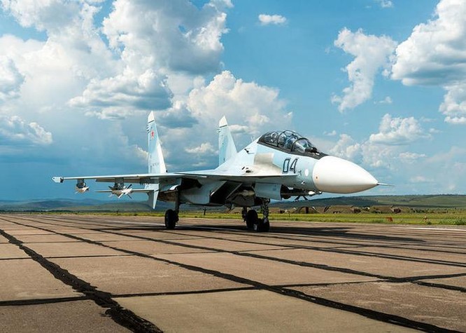 Máy bay chiến đấu Su-30SM Nga. Ảnh: Military.china.com