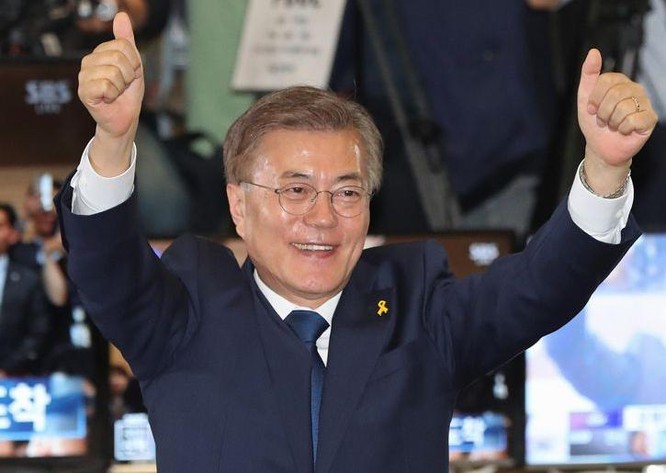 Tổng thống Hàn Quốc Moon Jae-in. Ảnh: Washington Times