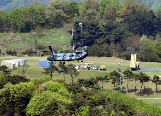 Mỹ đã triển khai THAAD ở Hàn Quốc. Ảnh: Reuters