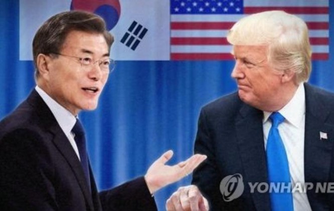 Ngày 30/6/2017, Tổng thống Hàn Quốc Moon Jae và Tổng thống Mỹ sẽ tiến hành hội đàm. Ảnh: Yonhap