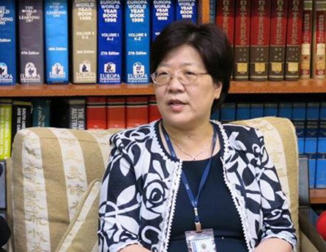 Bà Tiết Mỹ Du, vụ trưởng vụ Bắc Mỹ, Bộ Ngoại giao Đài Loan. Ảnh: Huanqiu