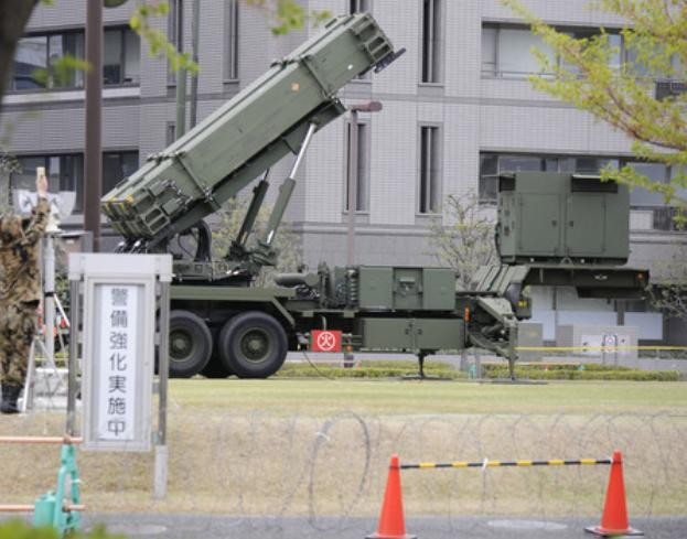 Hệ thống tên lửa phòng không Patriot-3 Nhật Bản. Ảnh: Cankao