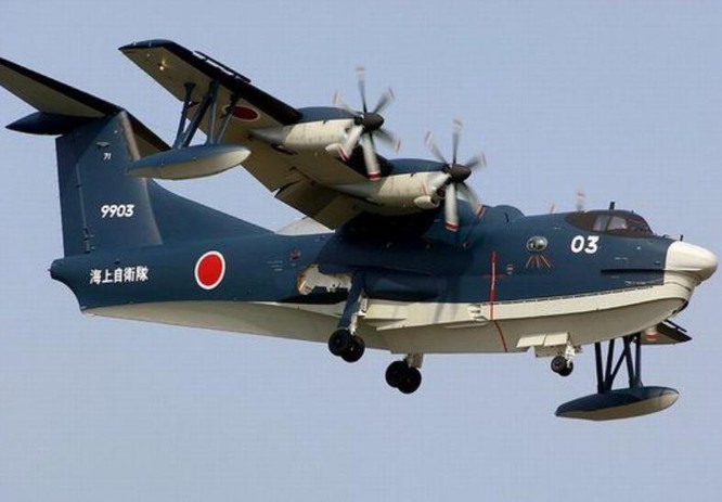 Thủy phi cơ US-2 Nhật Bản. Ảnh: Sina.
