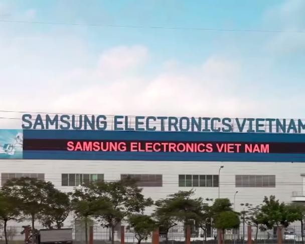 Nhà máy của hãng Samsung Hàn Quốc tại Việt Nam. Ảnh: Sohu.