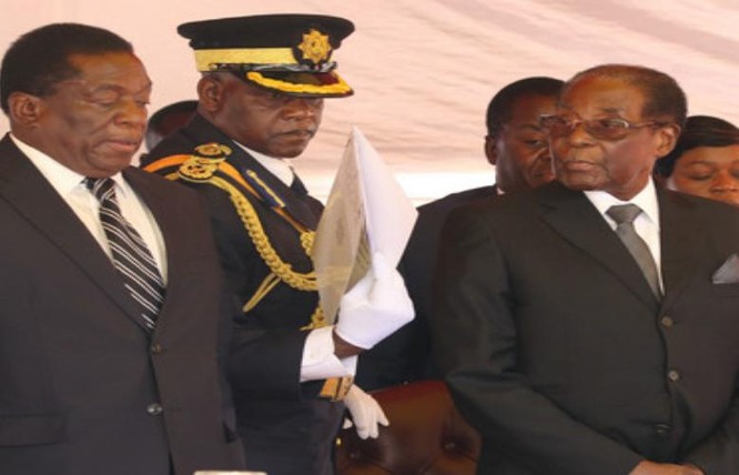 Tổng thống Zimbabwe Robert Mugabe phải ra đi. Ảnh: Cankao.