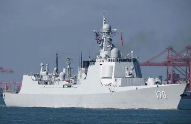 Tàu khu trục Lan Châu Type 052C, Hạm đội Nam Hải, hải quân Trung Quốc. Ảnh: Sina.