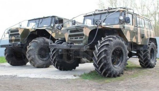 Xe tải của quân đội Nga. Ảnh: Sina.