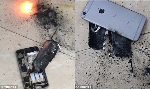 Một chiếc iPhone bất ngờ phát nổ ngay trong tiệm salon tại Việt Nam - Ảnh 2