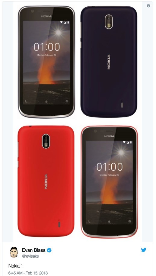 Lộ ảnh Nokia 1 và Nokia 7 Plus, sẽ ra mắt tại MWC 2018 - Ảnh 3