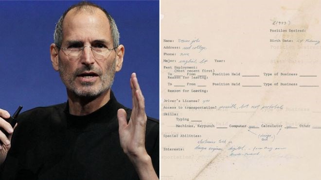 Đơn xin việc năm 1973 của Steve Jobs được rao bán 50.000 USD - Ảnh 1